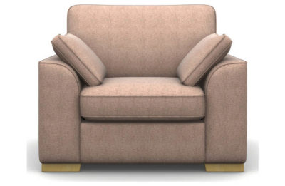 Heart of House Lincoln Fabric Chair - Mushroom